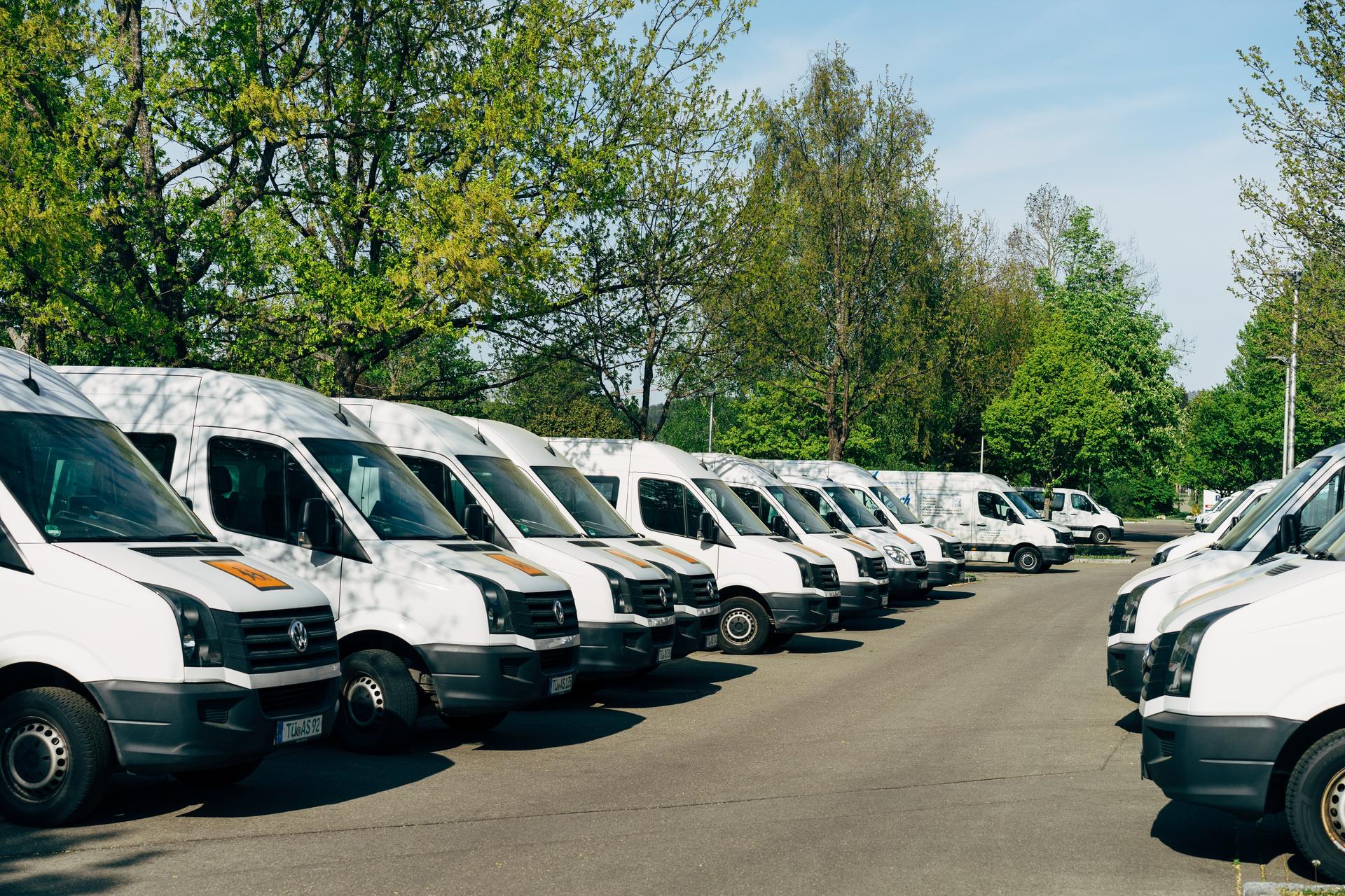 Fleet of vans in an organization