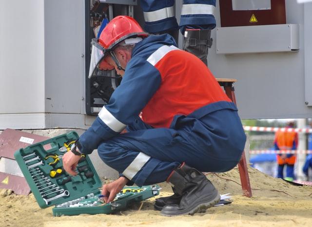 maintenance technician working