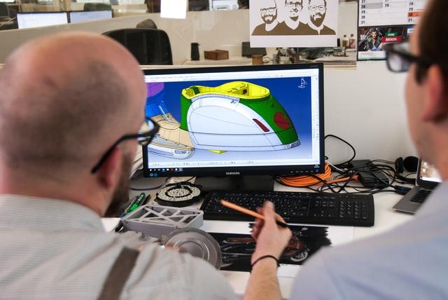 product designer designs a product