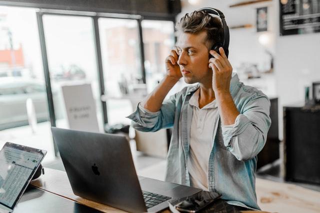 dispatcher working on phone