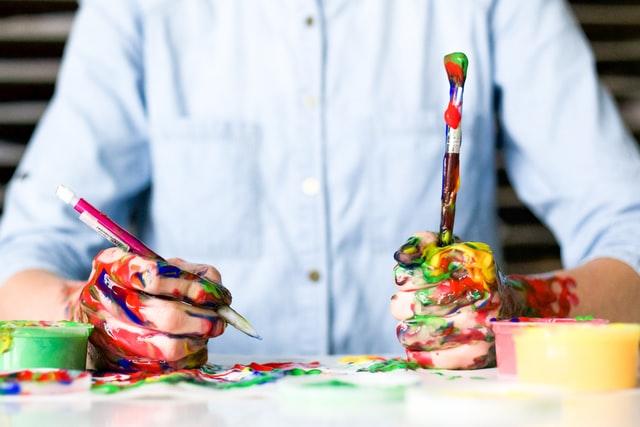 art teacher working