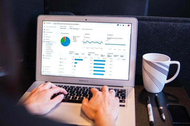 data engineer working on a laptop